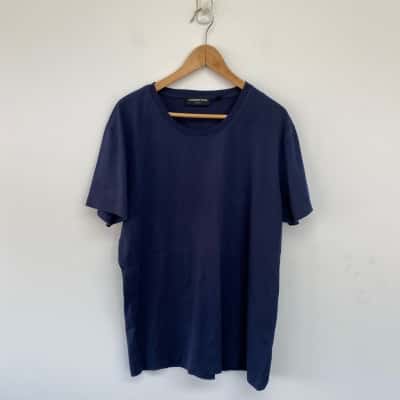 Country Road Navy Blue Slim Fit Short Sleeve T-shirt  Size XL