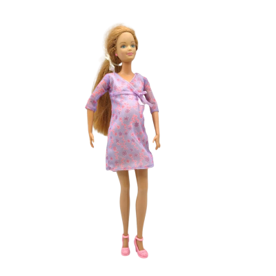 Barbie Mattel 1985 Rare Pregnant Barbie Midge Doll With Magnetic Belly & Baby Inside  (office)