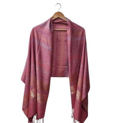 NaRaYa Silk Women's Scarf in Orange / Pink  / Purple 