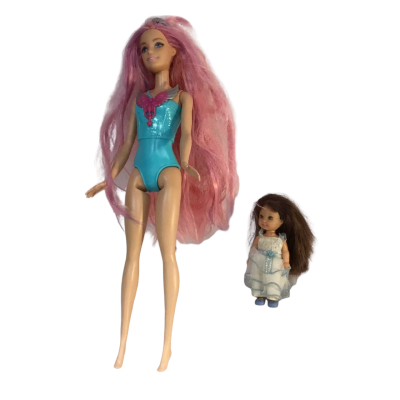 Barbie Doll and Kelly Doll as pictured