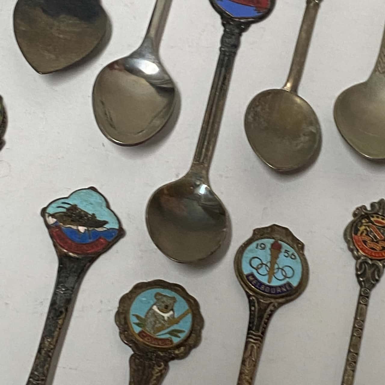Set of 17 Vintage Souvenir Spoons(s)