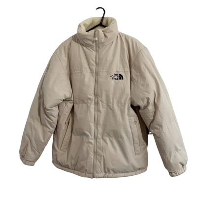 The North Face Womens  Size L (14-16) Reversible Puffer Jacket Beige 