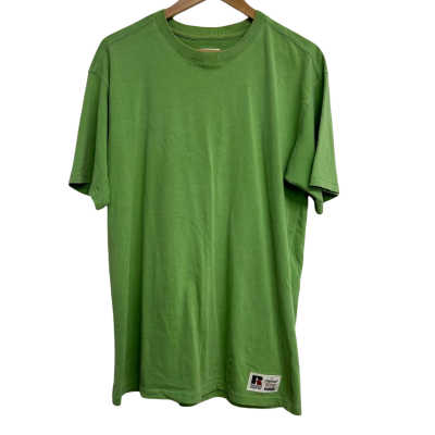 Russell Athletic Mens Size M Green Oversized T-Shirt