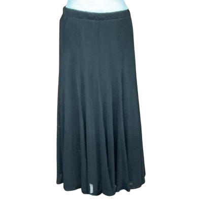Liz Jordan Womens  Size L A-Line Skirt Black  