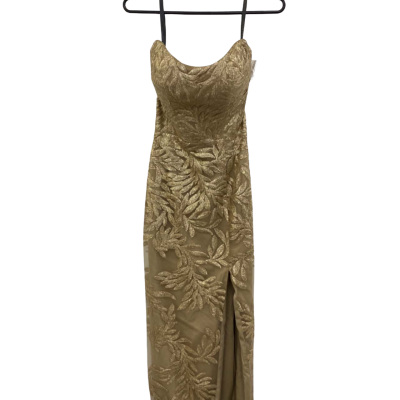 Tina Holi  Womens  Size 6 Formal Dress Gold 