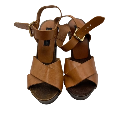 Forever New Womens  Size 37 Heels Brown 