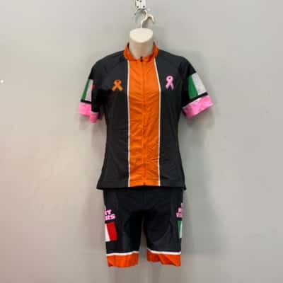 Giro Cycling Womens  “The Night Riders”Size M Bike Padded Onepiece Shorts Top Set