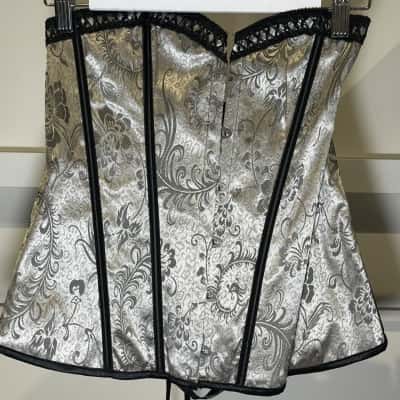 Womens Corset UK 2XL size green/teal