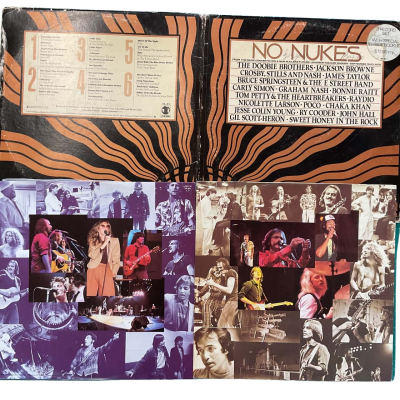 No Nukes Various Artists 3 Vinyl Gatefold Sleeve Vintage Album