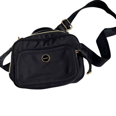   Mimco Bag Black Nextalgia Cross Body Gold Hardware