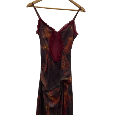 Shein Size S Maxi / Shoestring Strap Dress Multicoloured 