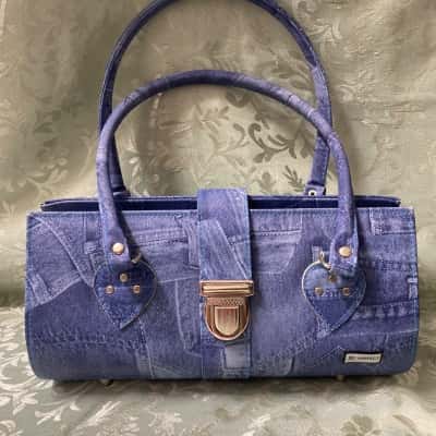 R Perfect Womens Handbag Blue 