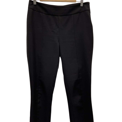 Veronica Maine Size 10 Straight Leg Pants Black  