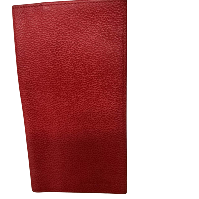 Longchamp Unisex Wallet Red 