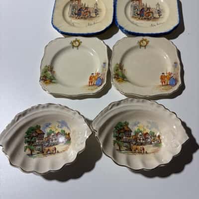 VINTAGE Plate and dish bundle - All Made in England 