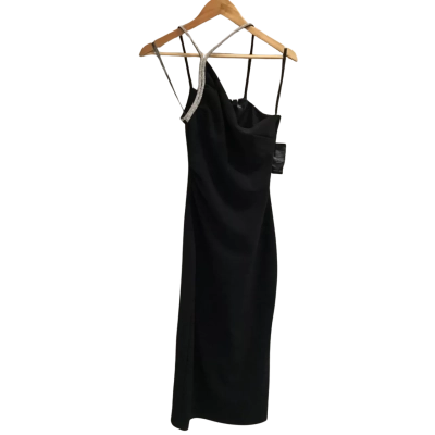 NWT Forever New Jada Embellished Trim Midi Dress Size 8 