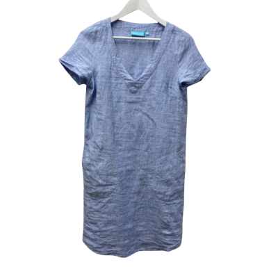 Blue Illusion Womens  Shift Dress Blue Size XXS - 100% French Linen