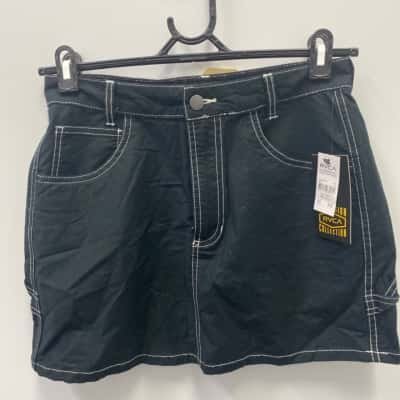 RVCA Womens  Size 26 Mini Skirt Black  