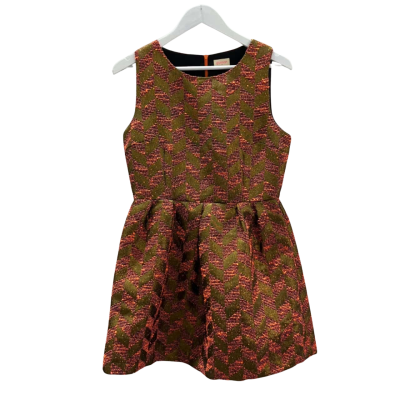 Gorman Women's Size 10 Cocktail Dress Gold / Orange / Pink  