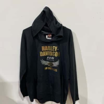 Harley Davidson 115th Anniversary Hoodie Womens  Size XL Black  