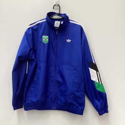 Adidas Brasil Mens Lightweight Jacket Size M