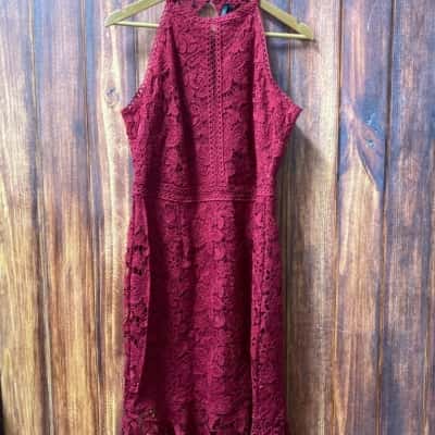 Crossroads Womens  Size 14 Red dress New