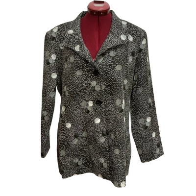 Black Pepper Womens  Size 16 Blazer Black  / Grey 