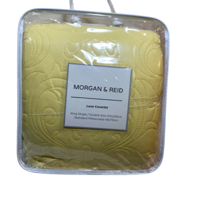 Morgan and Reid Luxe Coverlet Set King Double Size