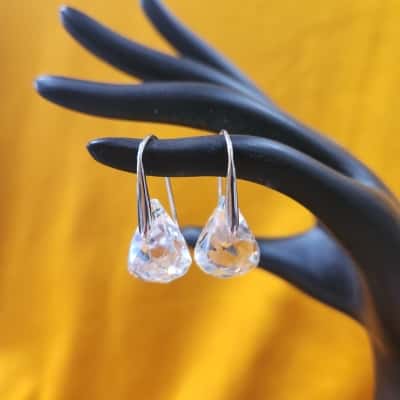 Swarovski Lunar Drop Earrings - EUC