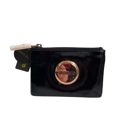 Mimco Womens Pouch Black/Rose Gold  