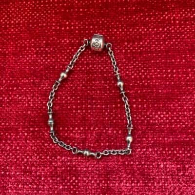 Vintage Pandora Bracelet Silver 