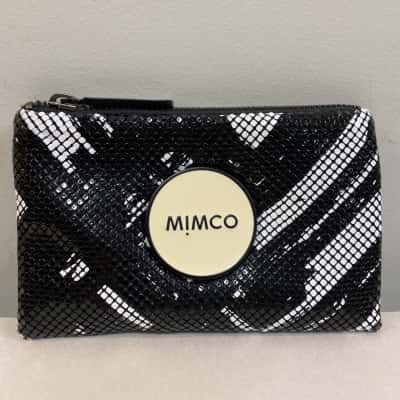 Mimco Womens Pouch/Purse Black  / White 