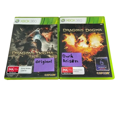 XBOX360: Dragons Dogma Original & Dark Arisen Bundle - Preowned - Untested