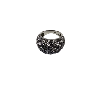  Womens Ring Silver 925 Sterling Silver with Diamante's Size 52 Euro (6) L or L 1/2