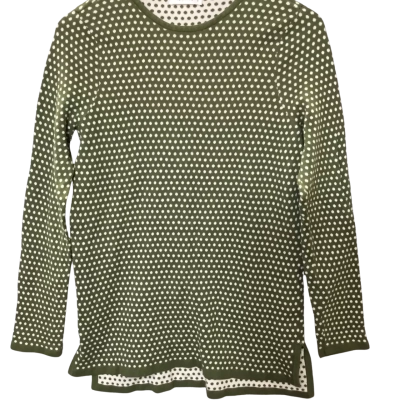 Regatta Womens  Size 8 Crew Neck Jumper Green / Polka Dot 
