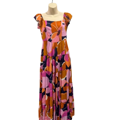 Mister Zimi Womens  Size 8 Midi Dress Multicoloured 