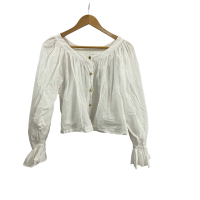 AJE Womens  One Size Long Sleeve Blouse 