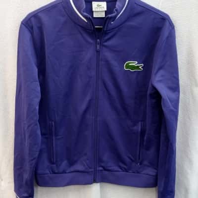 Lacoste Unisex Size 42 Track Jacket Purple 