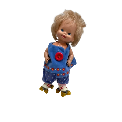 Vintage 1980 Mattel doll on rollerskates 