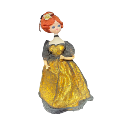 Vintage Tokyo Senior Musical Cloth Doll 