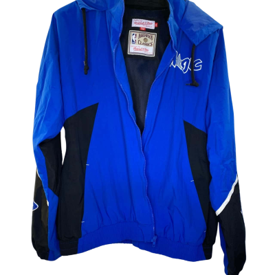 Mitchell & Ness Mens  Size XL Blue jacket 