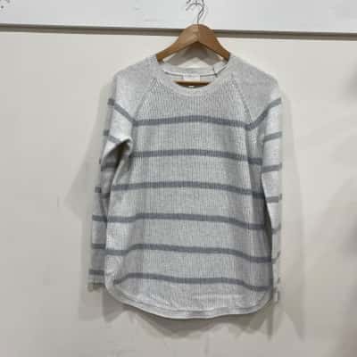 Witchery Womens  Size XS Jumper Grey / Off White 