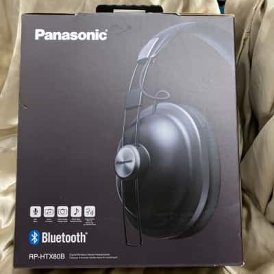 Panasonic Bluetooth Wireless RP HT80B Retro Over Ear Headphones Black