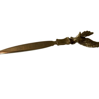 Gold Tone American Eagle Letter Opener 
