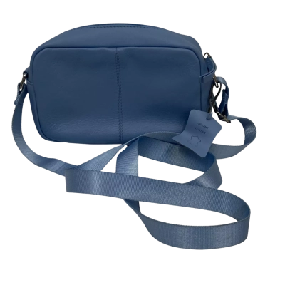 Serra Women's Leather Cross Body Bag Light Blue 