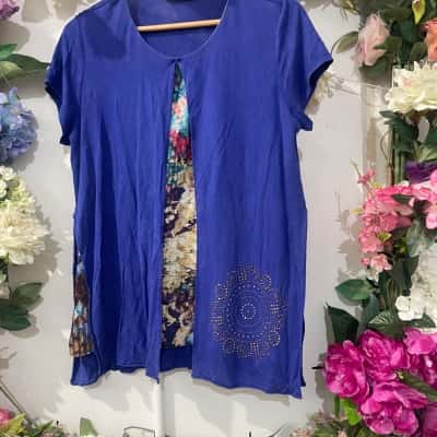 Desigual Size XL open top with faux cami
