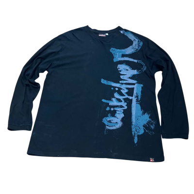 Quiksilver Retro Long Sleeve Tee  Size XL Black  