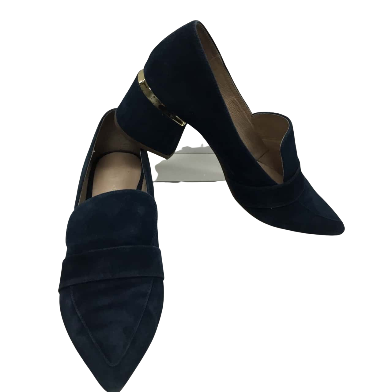 Jo Mercer Womens Size 40 Teal Mid Heel Court Shoes(s)