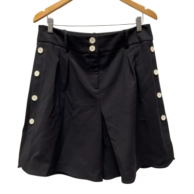 Veronica Maine Womens Wide Leg Shorts size 14 black  