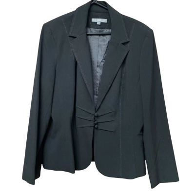 Liz Jordan Womens  Size 16 Grey Two piece skirt and blazer 